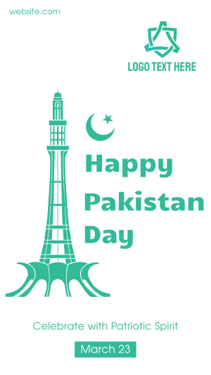 Happy Pakistan Day Instagram story Image Preview