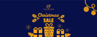 Christmas Gift Sale Facebook Cover Design