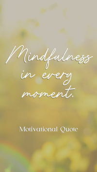 Mindfulness Quote YouTube Short Preview