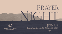 Prayer Night  Video Design