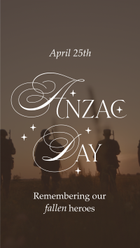 Anzac Day Remembrance Instagram Story Design
