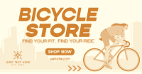 Modern Bicycle Store Facebook ad Image Preview