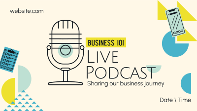 Playful Business Podcast Facebook event cover Image Preview