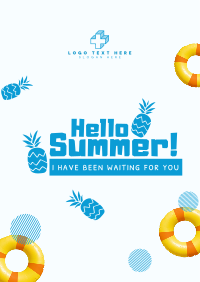 Hello Summer Flyer Design