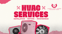 Retro HVAC Service Video Image Preview
