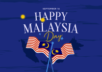Malaysia Independence Postcard Design