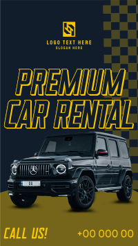 Premium Car Rental TikTok video Image Preview