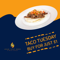 Taco Tuesday Doodle Instagram post Image Preview