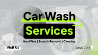 Unique Car Wash Service Facebook event cover Image Preview