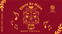 Cinco De Mayo Music Fest Zoom Background Image Preview