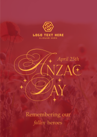 Anzac Day Remembrance Poster Image Preview