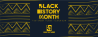 Black History Celebration Facebook cover Image Preview