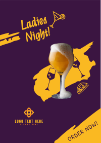 Ladies Night Promo Flyer Design