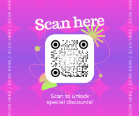 Quirky QR Discount Facebook Post Preview