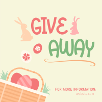 Easter Basket Giveaway Instagram Post Design