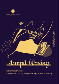 Salon Armpit Waxing Flyer Design