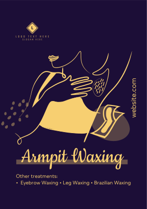 Salon Armpit Waxing Flyer Image Preview