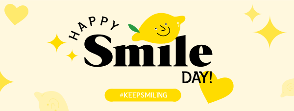 Smile Lemon Facebook Cover Design Image Preview