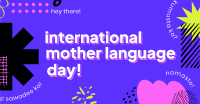 Bold Modern Language Day Facebook ad Image Preview