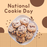 Cute Cookie Day Instagram Post Design