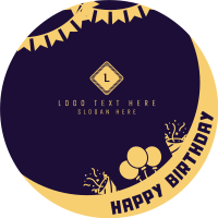 Birthday Elements LinkedIn Profile Picture Image Preview
