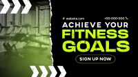Fitness Gym Training Animation Preview