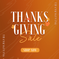 Thanksgiving Autumn Shop Sale Instagram Post Preview