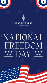 Freedom Day Celebration Instagram Reel Design