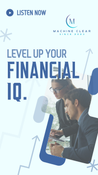 Business Financial Podcast Instagram story Image Preview