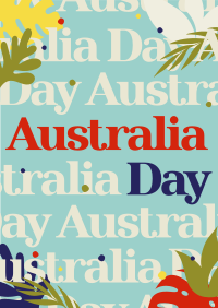 Australia Day Pattern Poster Image Preview