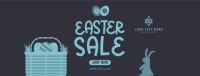 Easter Basket Sale Facebook Cover Design