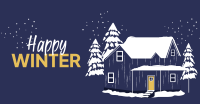 Snow covered House Facebook Ad Design