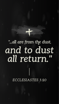 Ash Wednesday Verse Video Image Preview