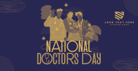 Modern Quirky Doctor's Day Facebook ad Image Preview