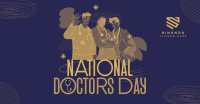 Modern Quirky Doctor's Day Facebook ad Image Preview