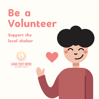 Children Shelter Volunteer Instagram post
