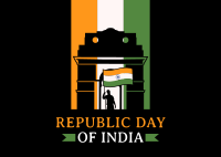 Republic Day of India Postcard Image Preview