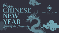 Dragon Chinese New Year Facebook Event Cover Design