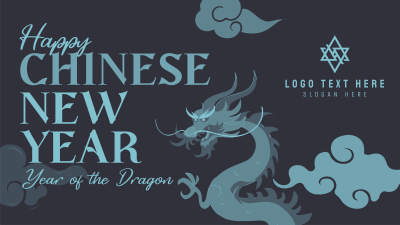 Dragon Chinese New Year Facebook event cover Image Preview