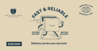 Delivery Package Mascot Facebook ad Image Preview