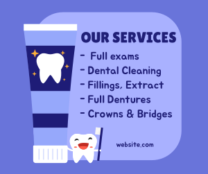 Dental Services Facebook post Image Preview