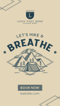 Book a Camping Tour Instagram Story Design