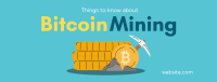 Bitcoin Mining Facebook cover Image Preview