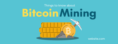 Bitcoin Mining Facebook cover Image Preview