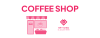 Local Cafe Storefront Facebook cover Image Preview