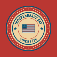4th of July Badge Instagram post Image Preview