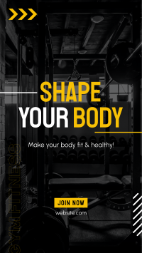 Shape Your Body Facebook story Image Preview