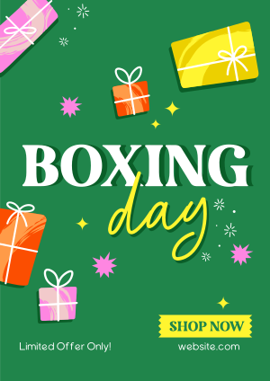 Playful Boxing Day Flyer Image Preview