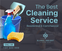The Best Cleaning Service Facebook post Image Preview