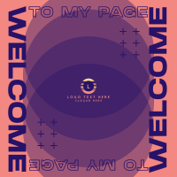 Modern Geometric Welcome Instagram Post Preview
